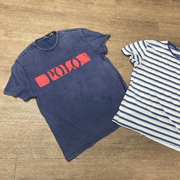⭐️⬇️ Polo Ralph Lauren *BUNDLE* Men’s Medium Short Sleeve Tee Shirts - Picture 2 of 11
